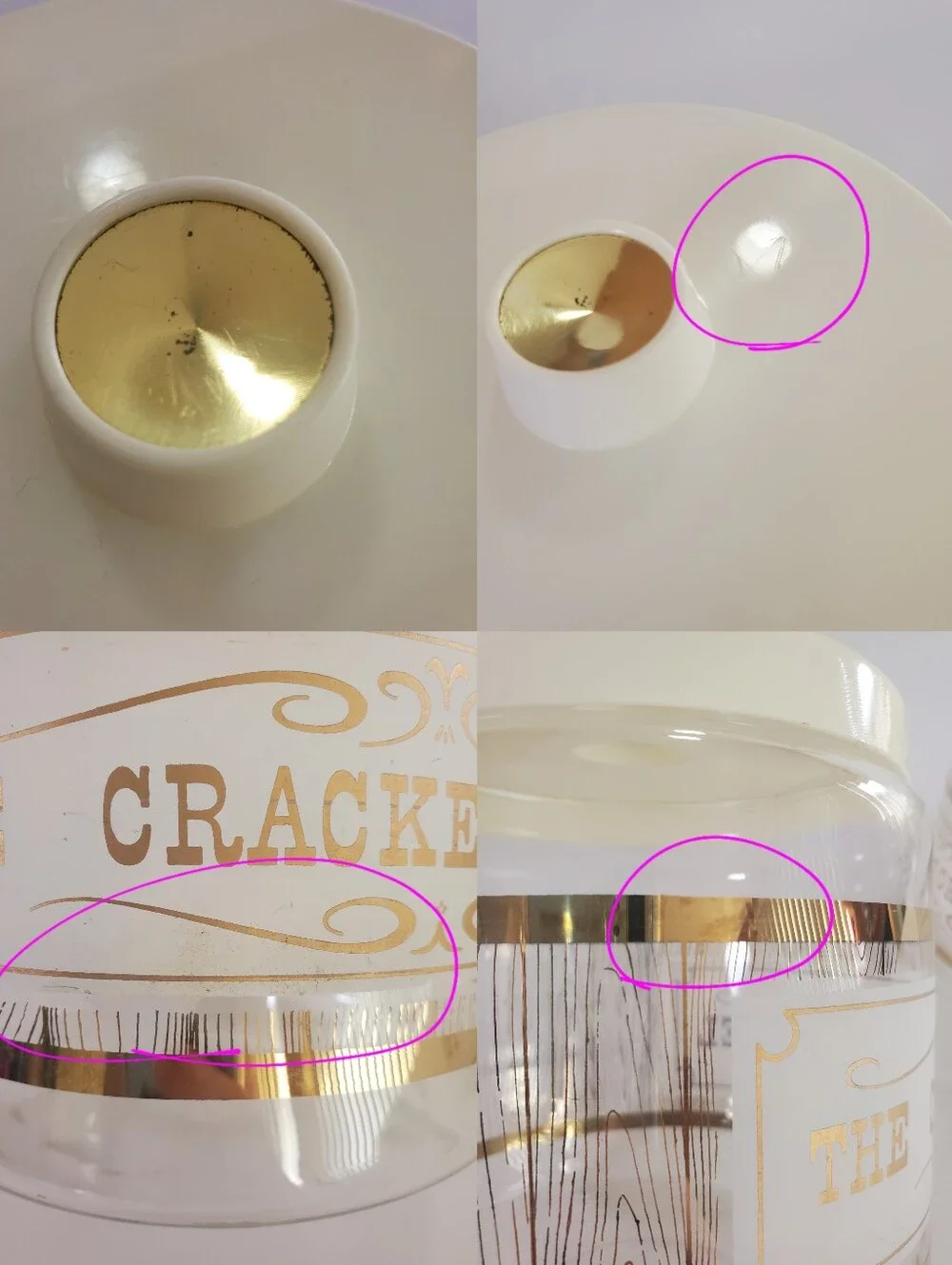 🟢 Vtg Pyrex Golden Storage Mates Cracker Barrel & Cookie Jar Canister Set MCM
